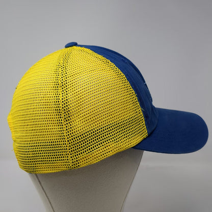 Vineyard Vines Blue Yellow One Size Trucker Hat Mesh Whale Embroidery Snapback