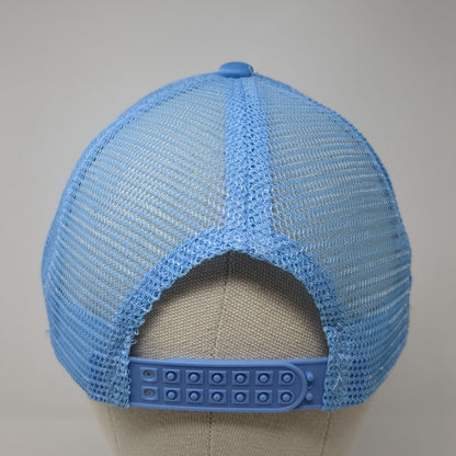 Playa Del Carmen Mexico Snapback Trucker Hat Blue One Size Adjustable Mesh Back