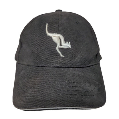 Creative Products Men's Strapback Hat Black Size OSFA Embroidered Kangaroo Logo