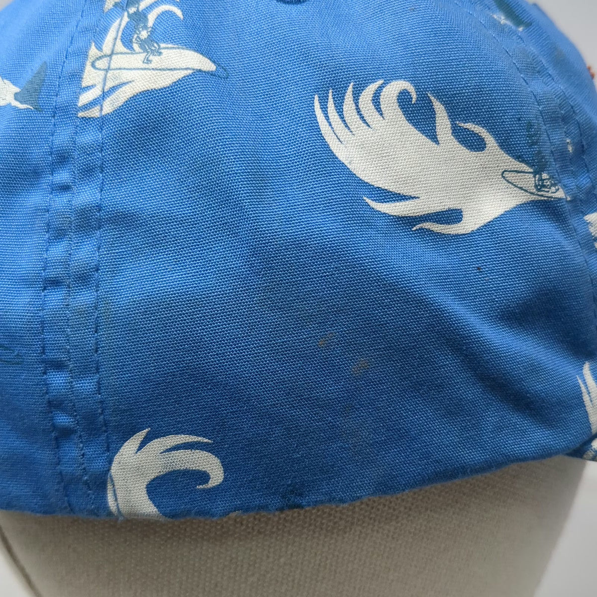 Poler 5 Panel Blue One Size Hat Surfer Wave All Over Print Snapback Camp Vibes