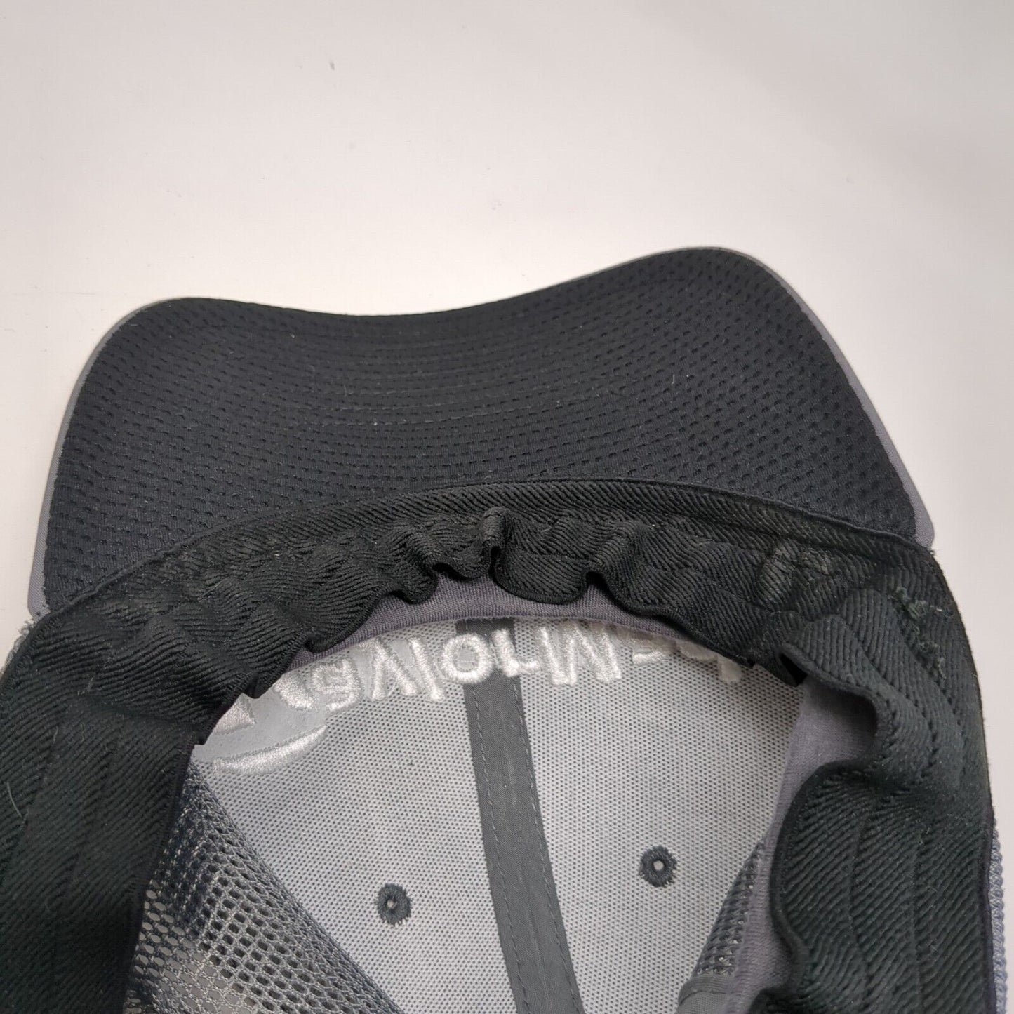 TaylorMade Fitted Mesh Back Trucker Hat Gray L/XL A-Flex Embroidered