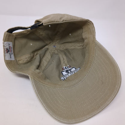 TP Torrey Pines Golf Course Slideback Hat Tan One Size Adjustable