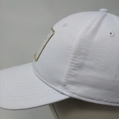 Wines Vines & Sunshine Slideback Hat White OSFM Adjustable Fahrenheit