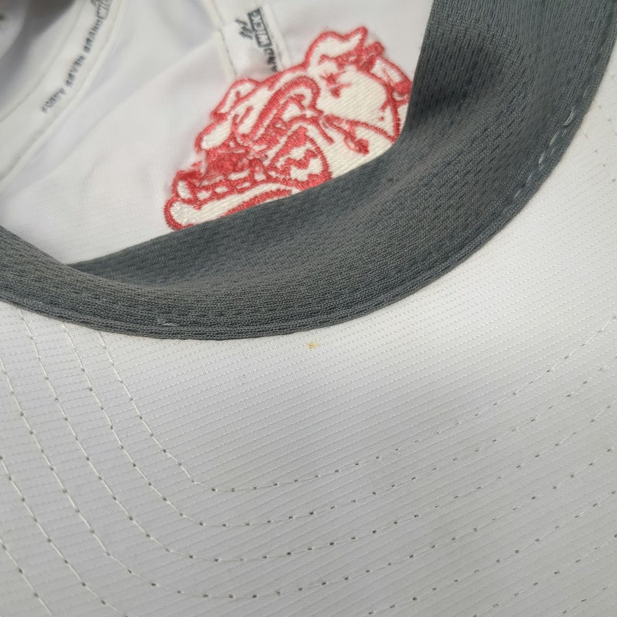 '47 Gonzaga Bulldogs NCAA Cap White Red One Size Wick Tech Strapback Zags Hat