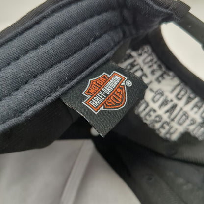 Harley-Davidson 5 Panel Black One Size Willie G Skull Boise Idaho Snapback Hat