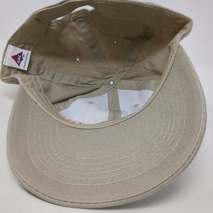 AMC Baseball Cap Beige One Size Camelbeach Mountain Waterpark Logo Poconos Hat