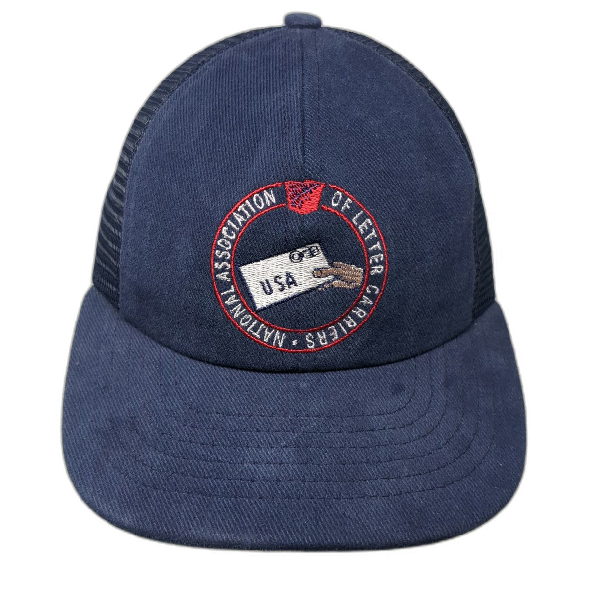 The Frank Doolittle Co Baseball Cap Blue One Size Mesh Union Letter Carriers Hat