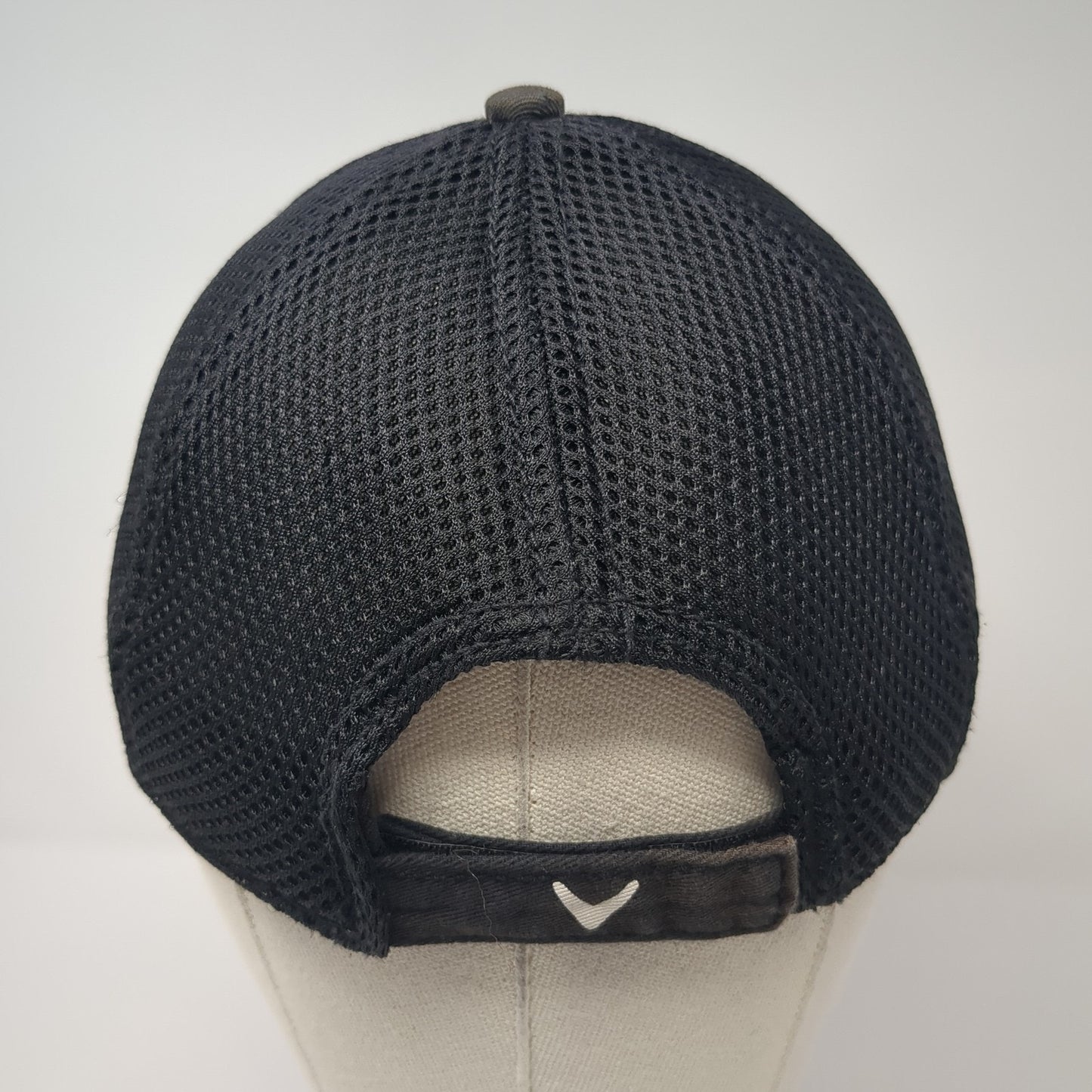 Callaway Spell Out Strapback Hat Black One Size Tour Authentic 6 Panel