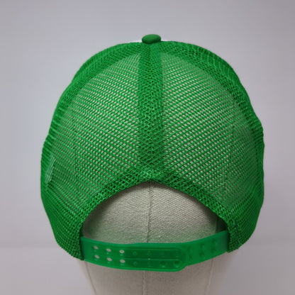 Nature Exploration Camp Snapback Trucker Hat Green OS Adjustable Mesh Back