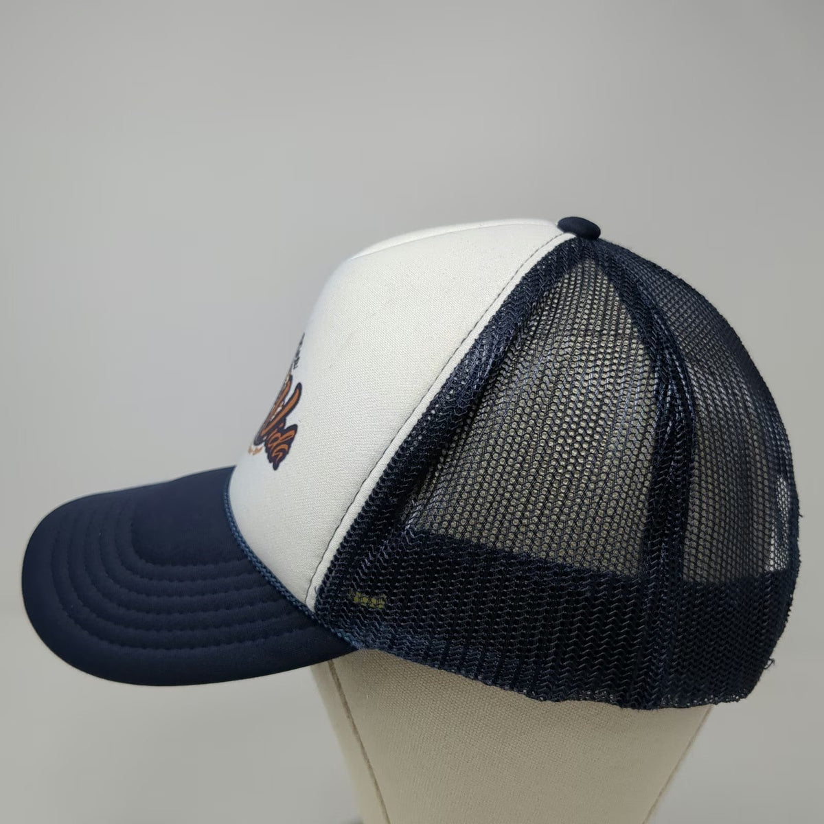 OTTO Trucker Hat Blue One Size Pura Vida Costa Rica Monkey Snapback Polyester