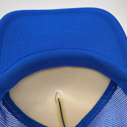 American Legion Snapback Trucker Hat Blue One Size Mesh Back Adjustable