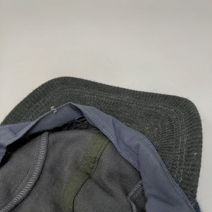 Unbranded Fitted Hat Gray One Size Striped Trim Blank Outdoor