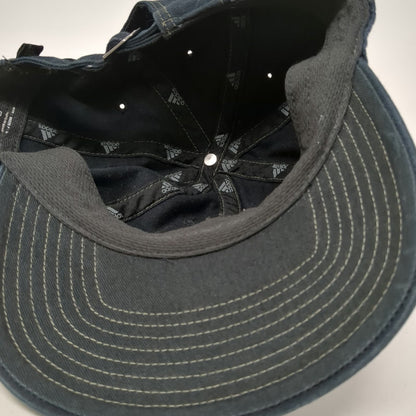 Adidas Baseball Cap Black One Size Slideback Contrast Stitching Embroidered Hat