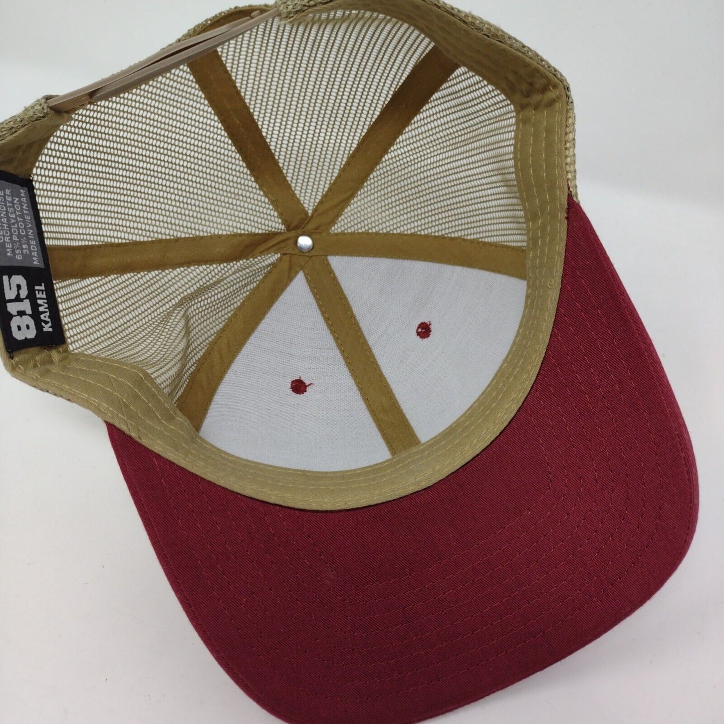 815 Kamel Snapback Trucker Hat Multicolor OSFA Adjustable Mesh Back Blank