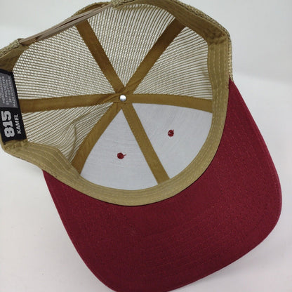 815 Kamel Snapback Trucker Hat Multicolor OSFA Adjustable Mesh Back Blank