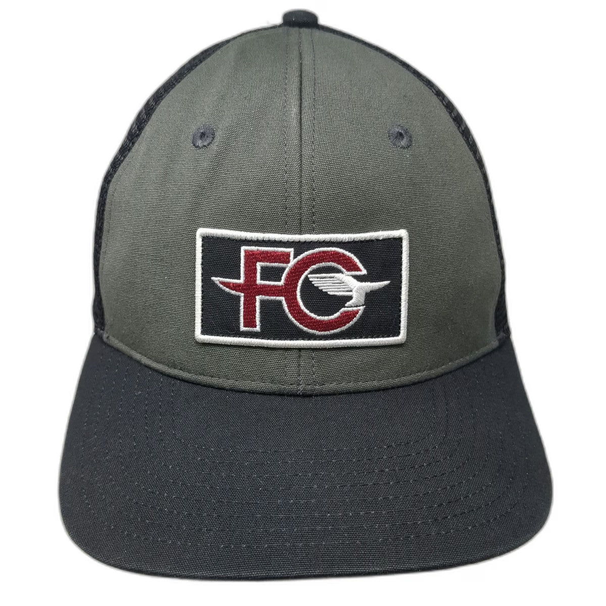 Patagonia Trucker Hat Black One Size Mesh Back Snapback Frontier Communications