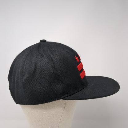 Flag of Washington D.C. Snapback Hat Black OS Adjustable Embroidered DC One