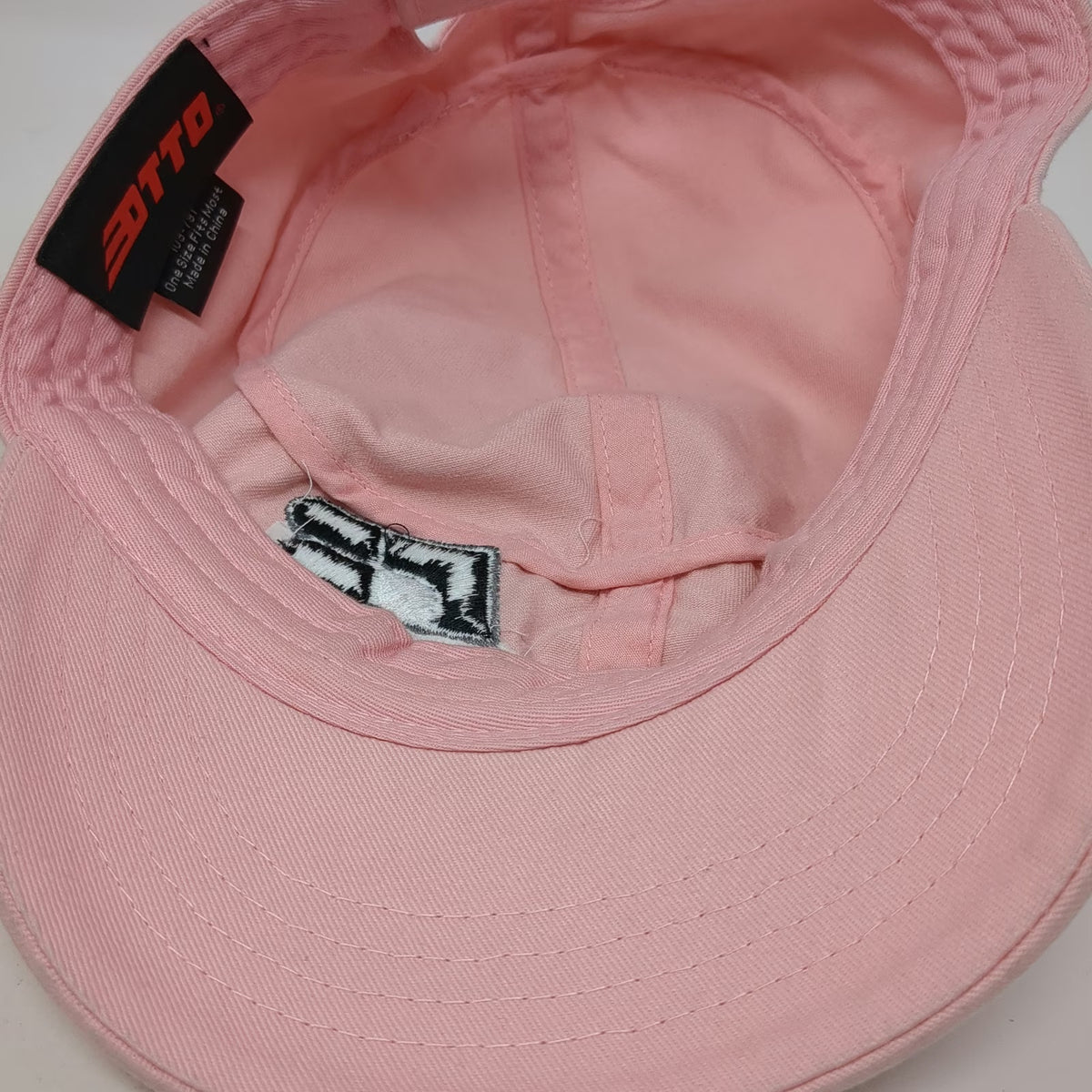 Otto Army Cap Pink One Size Farm Bureau Insurance Logo Cotton Strapback Hat