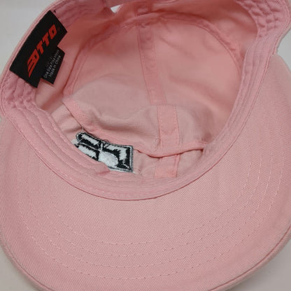 Otto Army Cap Pink One Size Farm Bureau Insurance Logo Cotton Strapback Hat