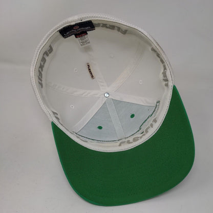 Levelwear Fitted Golf Hat Green Large/XL Colorblock Flexfit 6 Panel