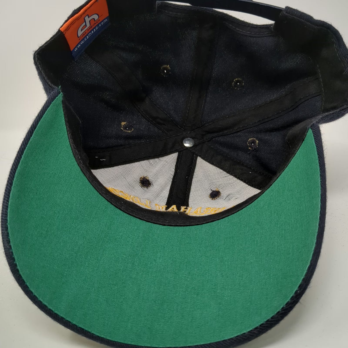 Calhead Blue Snapback One Size USS Abraham Lincoln CVN 72 Navy Ship Oak Leaf Hat