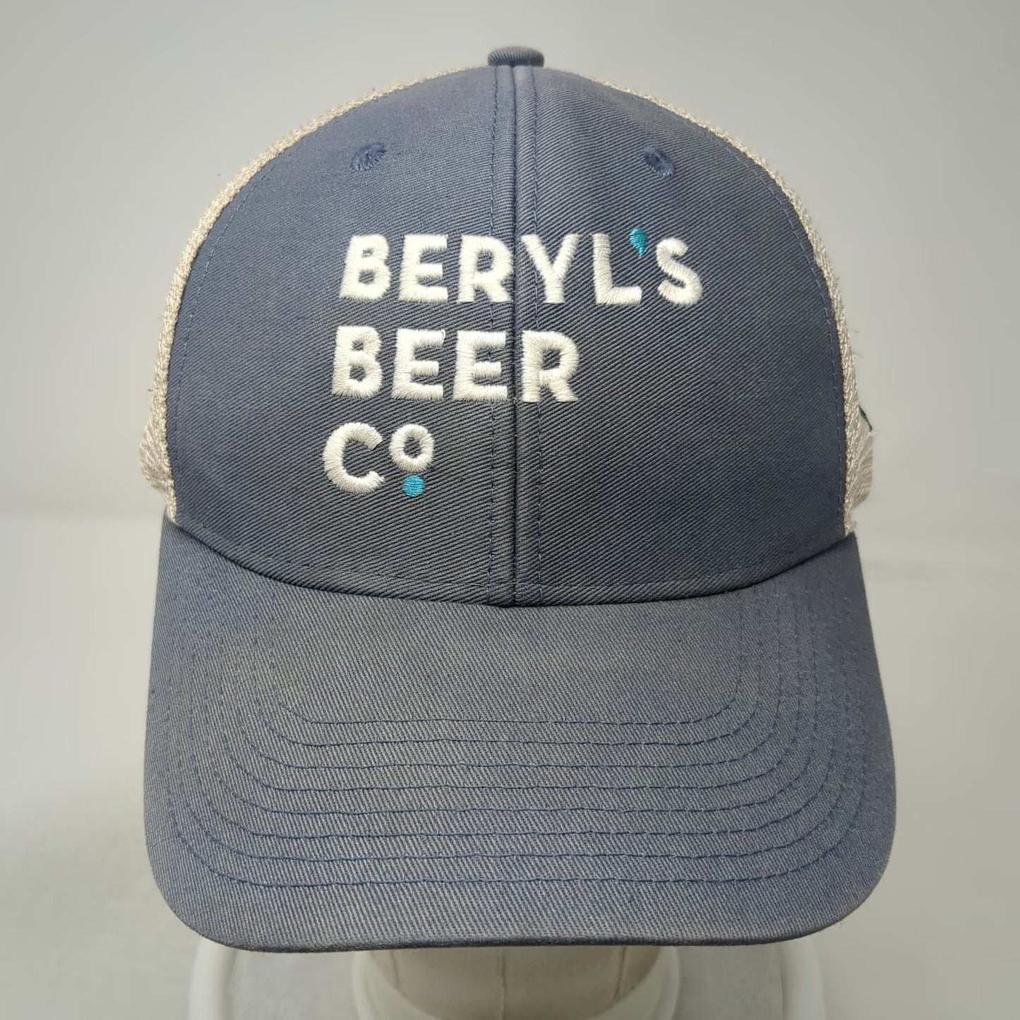 Ouray Baseball Cap Blue One Size Mesh Back Strapback Beryls Beer Co Brewery Hat