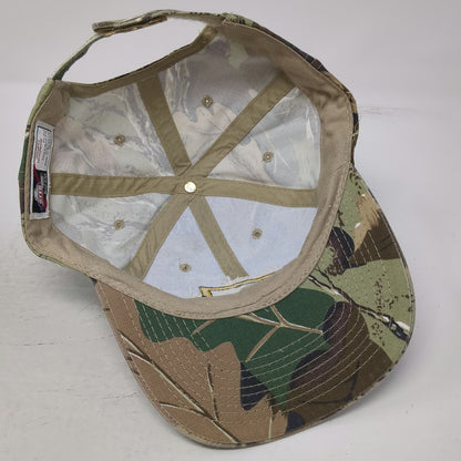 Otto Baseball Cap Green Camo One Size Meridian Drafting Design Strapback Hat