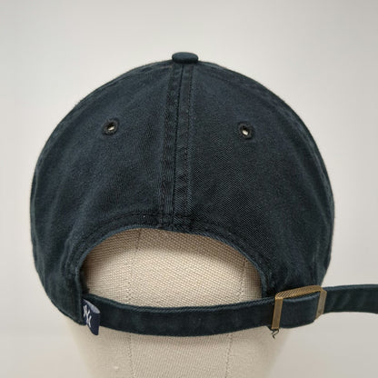 '47 New York Yankees MLB Black One Size Baseball Cap Slideback Hat Curved Brim