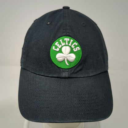Boston Celtics NBA 47 Brand Cap Hat Black One Size Shamrock Clover Slideback