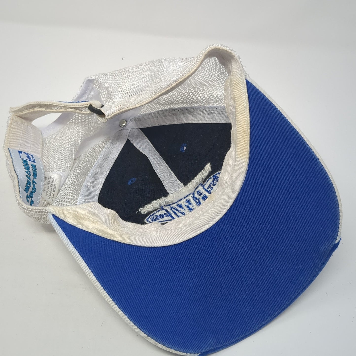 Trucks & Caicos BWI Islands Est. 1492 Trucker Hat Blue OS Adjustable Mesh Back