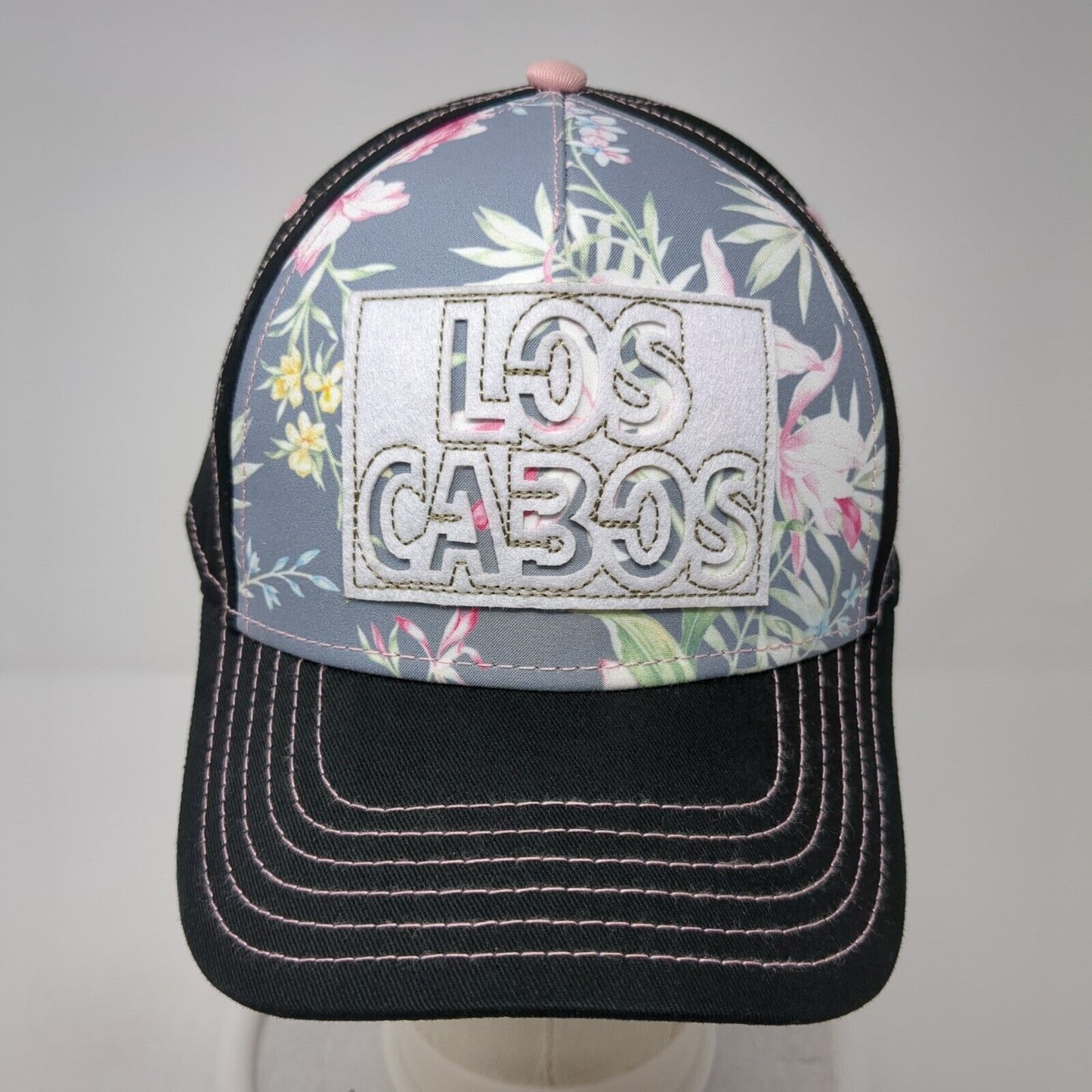 Los Cabos Patch Slideback Hat Multicolor One Size Adjustable Floral