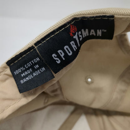 Sportsman Baseball Cap Beige One Size Chevy Duty Trucks Embroidered Cotton Hat