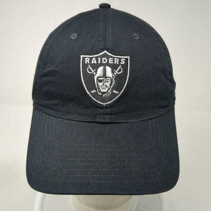 Las Vegas Raiders NFL Fanatics Cap Black One Size Slideback Strap Cotton Hat