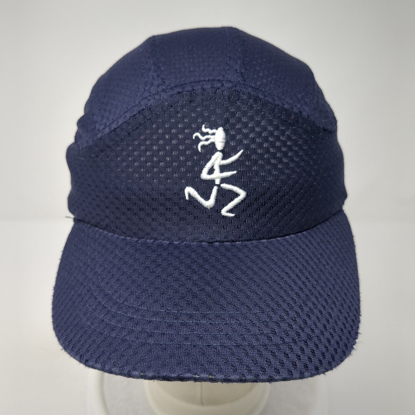 Fleet Feet Sports 5 Panel Cap Blue One Size Adjustable Embroidered Bay Marathon