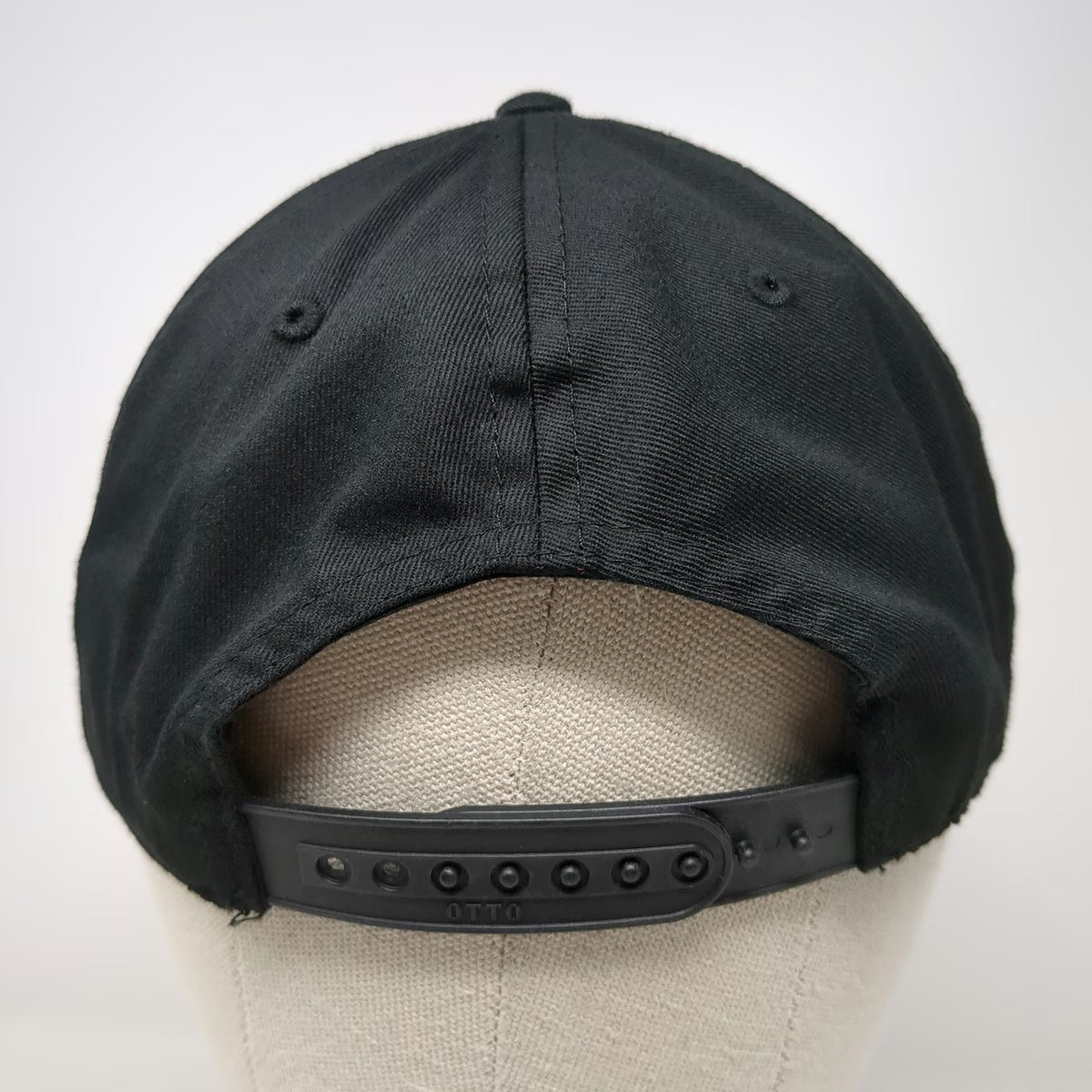 OTTO 5 Panel Black One Size Culture The Wellness Collective Snapback Hat Flat