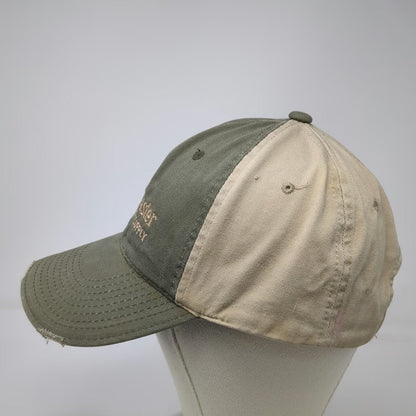 Outdoor Cap Baseball Cap Green Beige One Size Lancaster Archery Supply Logo hat