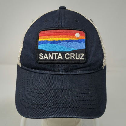 Legacy Santa Cruz Trucker Hat Blue OSFM Mesh Snapback Sunset Patch California