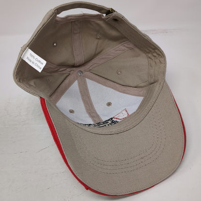Tractor Supply Co Beige Baseball Cap One Size Since 1938 Strapback Hat Logo