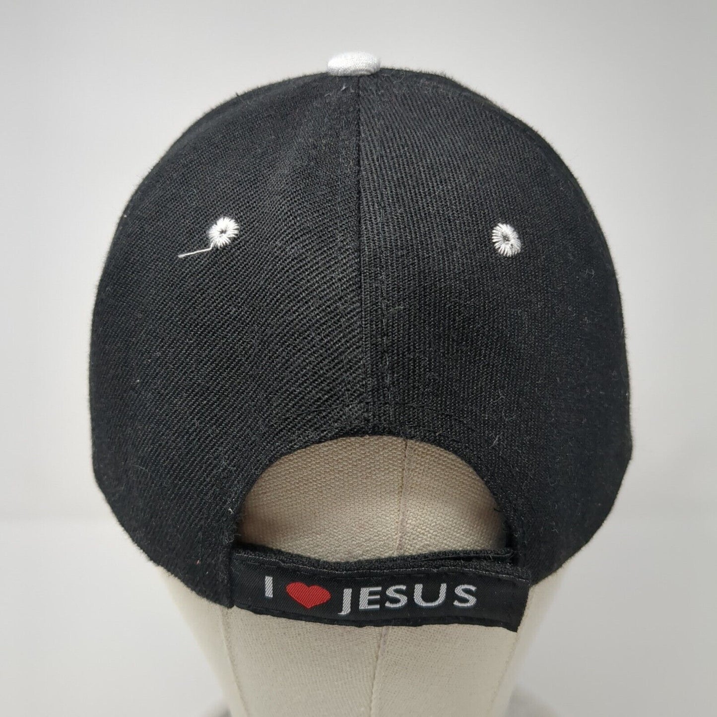 FBI Firm Believer In Jesus Strapback Hat Black OS Adjustable Embroidered KYS