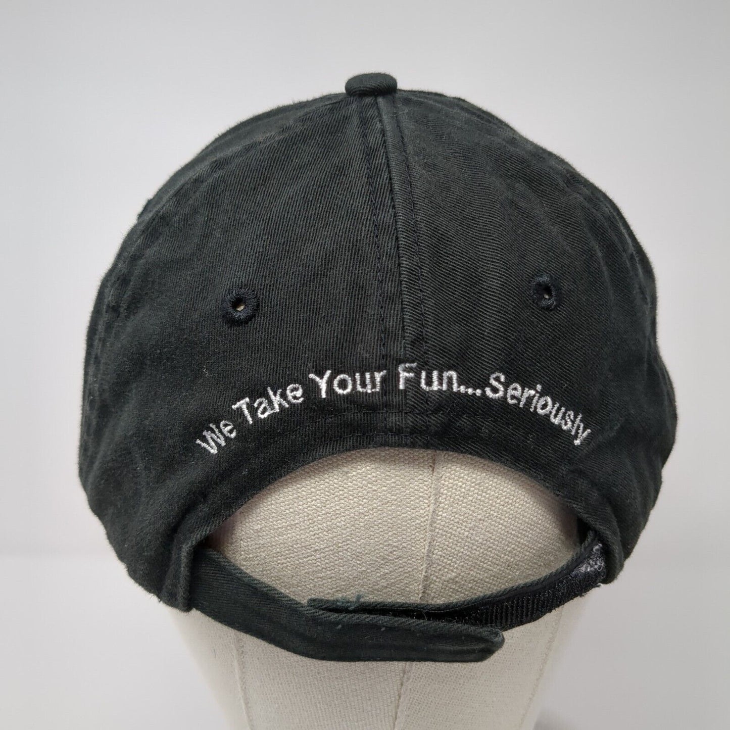 Action Motor Sports We Take Your Fun Seriously Strapback Hat Black OS Patriotic