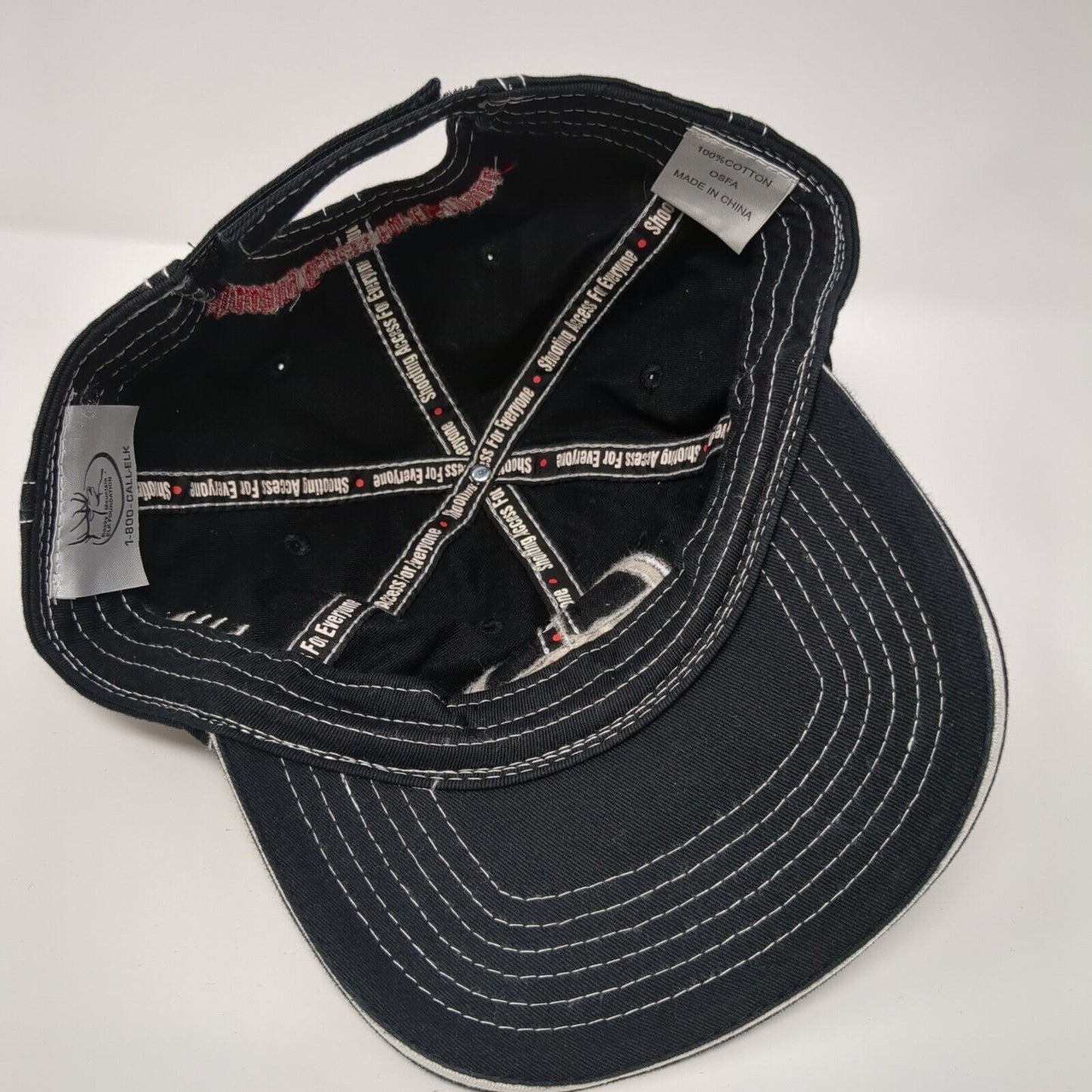 Safe Shooting Access For Everyone Strapback Hat Black One Size RMEF