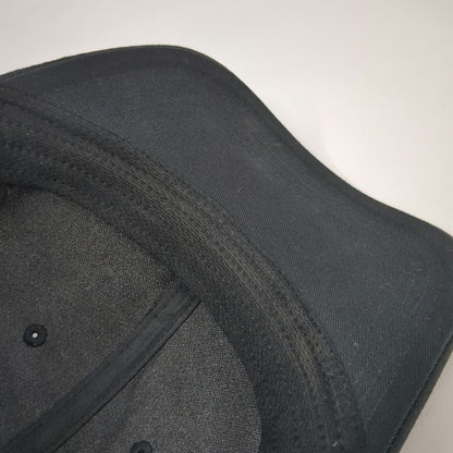 Carhartt Trucker Hat Black One Size Mesh Snapback Force Sweatband Logo Work Cap