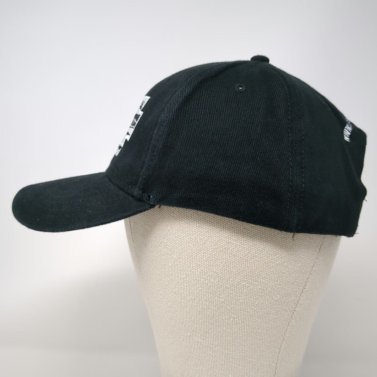Otto Baseball Cap Black OSFM Country Natural Beef Whole Foods Cotton Hat Logo
