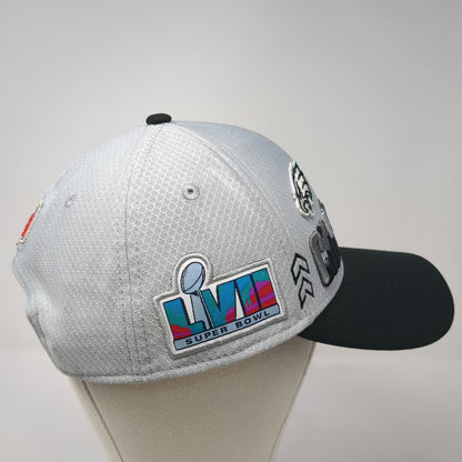 Philadelphia Eagles NFL New Era Snapback Gray One Size Super Bowl LVII Patch Hat