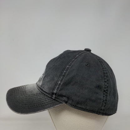 Adidas Slideback Hat Gray One Size Adjustable Embroidered Logo 6 Panel