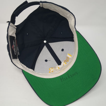 MYB Strapback Hat Blue One Size Adjustable Embroidered Pacific Headwear