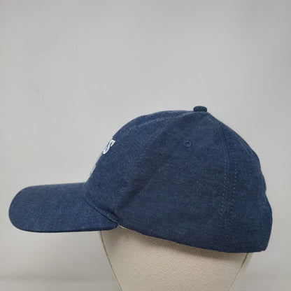 Boss Lady Snapback Hat Blue OSFM Adjustable Embroidered Vented Holes 6 Panel