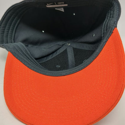Nike Baseball Cap Gray Orange One Size TVCC Chukars Dri-Fit Legacy 91 Mascot Hat