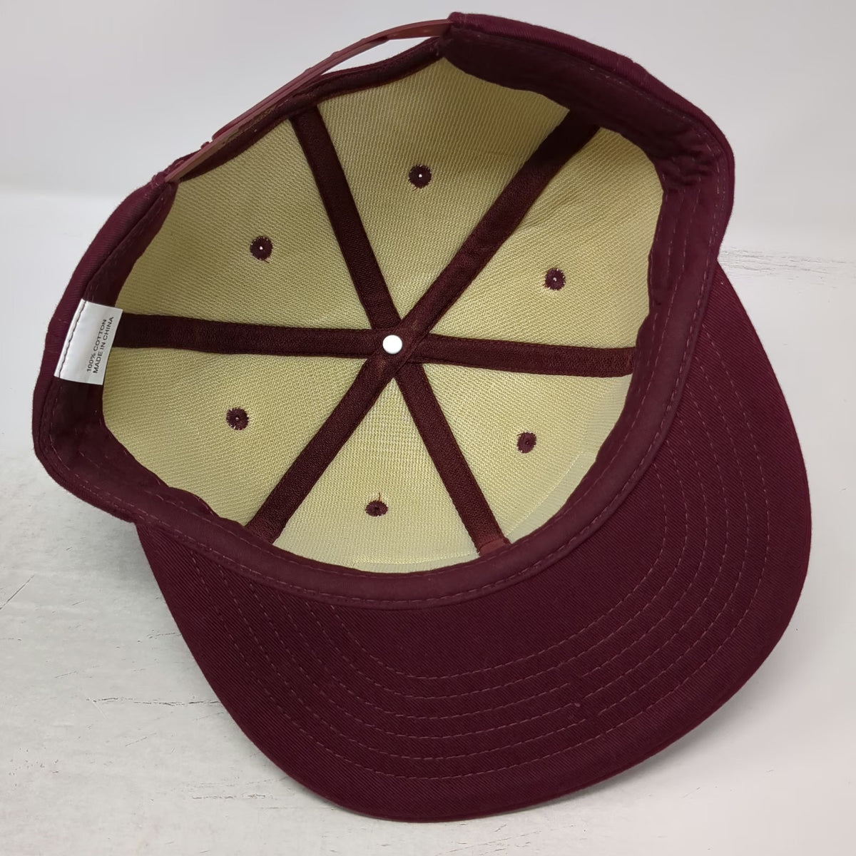 Snapback Red White Green One Size Trucker Hat Bud of California Patch Cotton
