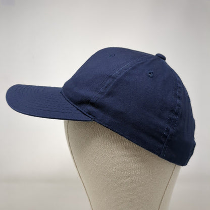 Broner Snapback Hat Blue OSFM Adjustable Vented Holes 6 Panel Blank Cotton